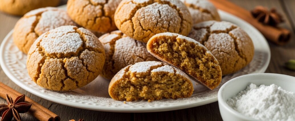 Chickpea Flour Spiced Cookies