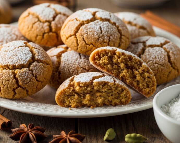 Chickpea Flour Spiced Cookies