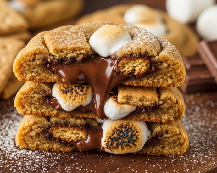 Gooey S'mores Cookies Recipe