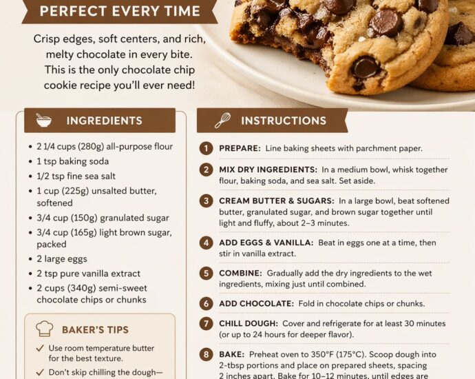 chocolate chip cookie recipe