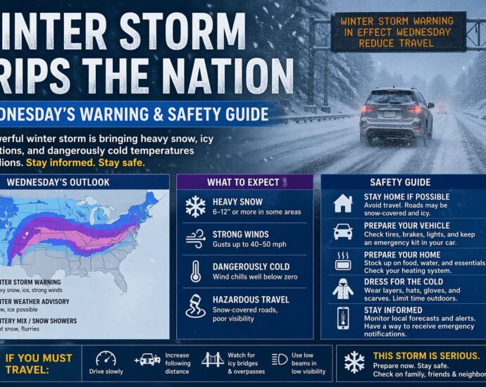 Winter Storm Grips the Nation